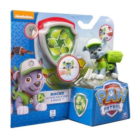 Figurina Spin Master Paw Patrol Rocky cu accesorii